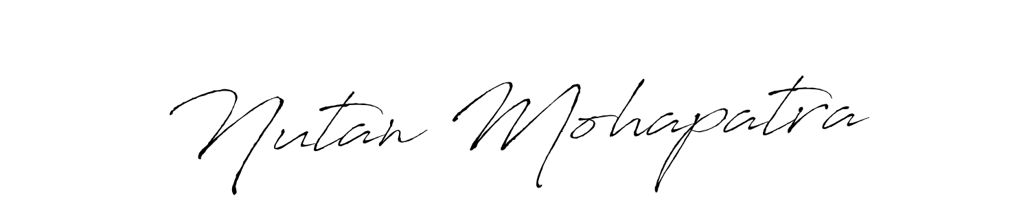 Create a beautiful signature design for name Nutan Mohapatra. With this signature (Antro_Vectra) fonts, you can make a handwritten signature for free. Nutan Mohapatra signature style 6 images and pictures png