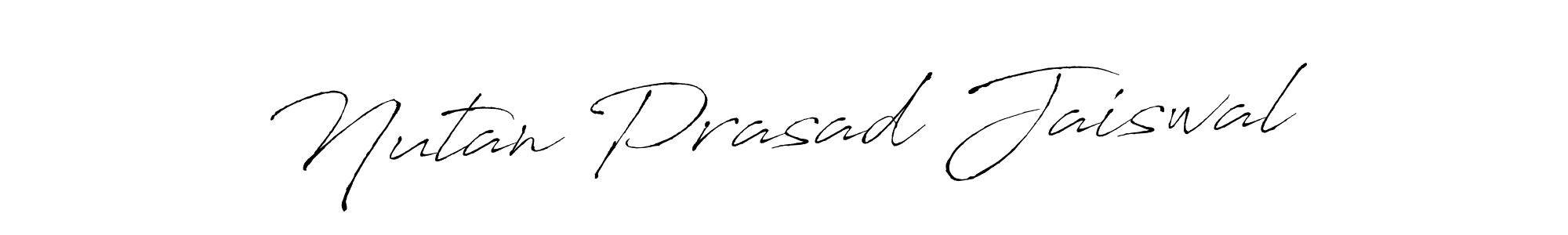 Here are the top 10 professional signature styles for the name Nutan Prasad Jaiswal. These are the best autograph styles you can use for your name. Nutan Prasad Jaiswal signature style 6 images and pictures png