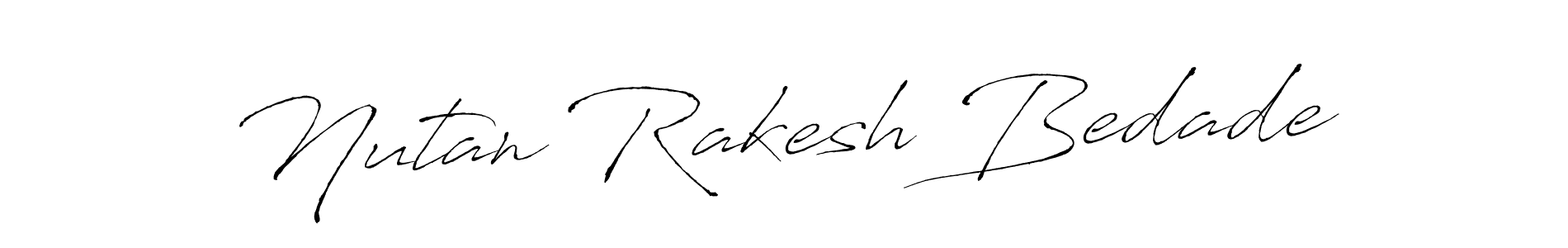 Make a beautiful signature design for name Nutan Rakesh Bedade. Use this online signature maker to create a handwritten signature for free. Nutan Rakesh Bedade signature style 6 images and pictures png