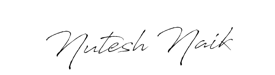 You can use this online signature creator to create a handwritten signature for the name Nutesh Naik. This is the best online autograph maker. Nutesh Naik signature style 6 images and pictures png
