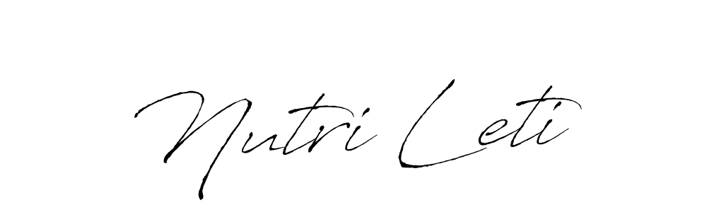 You can use this online signature creator to create a handwritten signature for the name Nutri Leti. This is the best online autograph maker. Nutri Leti signature style 6 images and pictures png