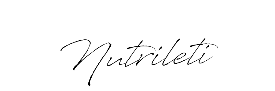 Once you've used our free online signature maker to create your best signature Antro_Vectra style, it's time to enjoy all of the benefits that Nutrileti name signing documents. Nutrileti signature style 6 images and pictures png