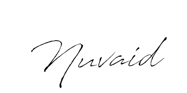 Design your own signature with our free online signature maker. With this signature software, you can create a handwritten (Antro_Vectra) signature for name Nuvaid. Nuvaid signature style 6 images and pictures png