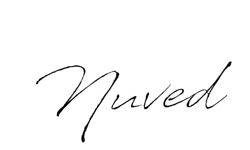 Make a beautiful signature design for name Nuved. Use this online signature maker to create a handwritten signature for free. Nuved signature style 6 images and pictures png