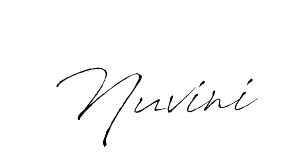 Antro_Vectra is a professional signature style that is perfect for those who want to add a touch of class to their signature. It is also a great choice for those who want to make their signature more unique. Get Nuvini name to fancy signature for free. Nuvini signature style 6 images and pictures png