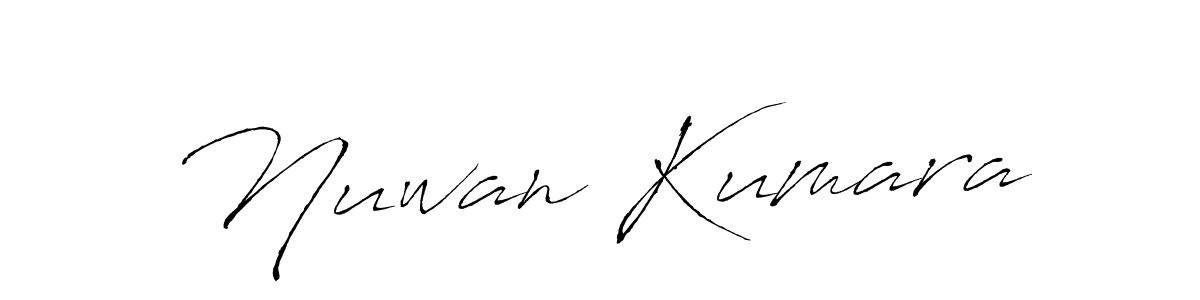 Antro_Vectra is a professional signature style that is perfect for those who want to add a touch of class to their signature. It is also a great choice for those who want to make their signature more unique. Get Nuwan Kumara name to fancy signature for free. Nuwan Kumara signature style 6 images and pictures png