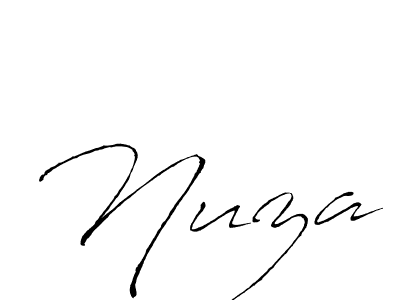 Create a beautiful signature design for name Nuza. With this signature (Antro_Vectra) fonts, you can make a handwritten signature for free. Nuza signature style 6 images and pictures png