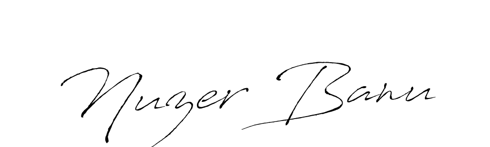 Also You can easily find your signature by using the search form. We will create Nuzer Banu name handwritten signature images for you free of cost using Antro_Vectra sign style. Nuzer Banu signature style 6 images and pictures png