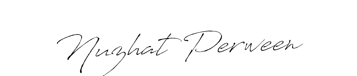 Make a beautiful signature design for name Nuzhat Perween. Use this online signature maker to create a handwritten signature for free. Nuzhat Perween signature style 6 images and pictures png