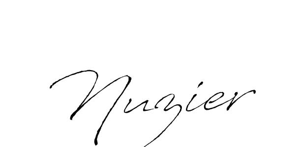 Also You can easily find your signature by using the search form. We will create Nuzier name handwritten signature images for you free of cost using Antro_Vectra sign style. Nuzier signature style 6 images and pictures png