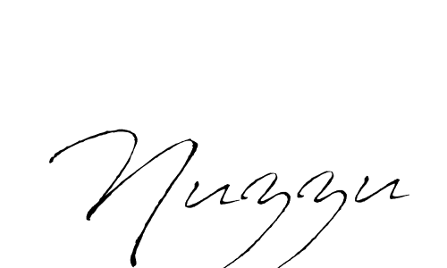Make a beautiful signature design for name Nuzzu. With this signature (Antro_Vectra) style, you can create a handwritten signature for free. Nuzzu signature style 6 images and pictures png