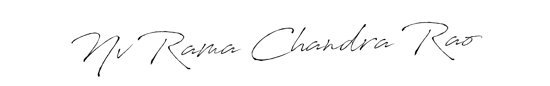 This is the best signature style for the Nv Rama Chandra Rao name. Also you like these signature font (Antro_Vectra). Mix name signature. Nv Rama Chandra Rao signature style 6 images and pictures png