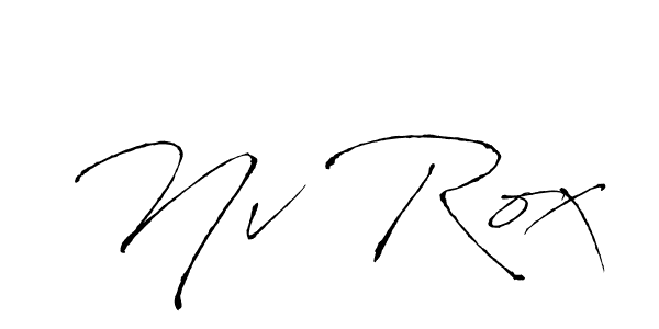 Also You can easily find your signature by using the search form. We will create Nv Rox name handwritten signature images for you free of cost using Antro_Vectra sign style. Nv Rox signature style 6 images and pictures png