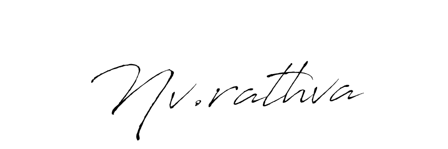 Nv.rathva stylish signature style. Best Handwritten Sign (Antro_Vectra) for my name. Handwritten Signature Collection Ideas for my name Nv.rathva. Nv.rathva signature style 6 images and pictures png