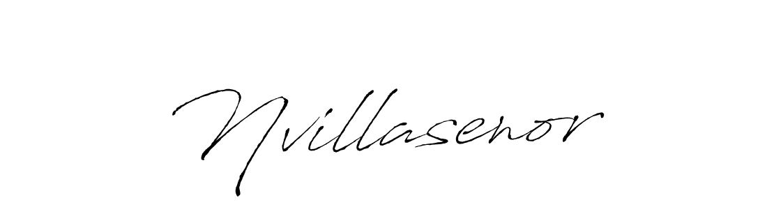 How to make Nvillasenor name signature. Use Antro_Vectra style for creating short signs online. This is the latest handwritten sign. Nvillasenor signature style 6 images and pictures png