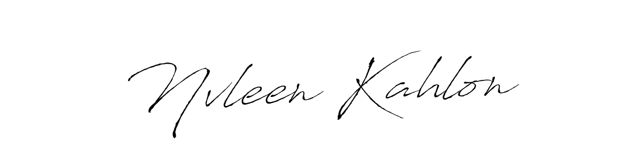 Best and Professional Signature Style for Nvleen Kahlon. Antro_Vectra Best Signature Style Collection. Nvleen Kahlon signature style 6 images and pictures png