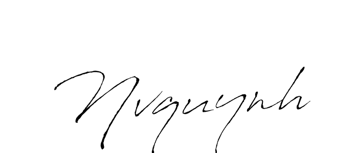 Nvquynh stylish signature style. Best Handwritten Sign (Antro_Vectra) for my name. Handwritten Signature Collection Ideas for my name Nvquynh. Nvquynh signature style 6 images and pictures png