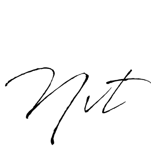 if you are searching for the best signature style for your name Nvt. so please give up your signature search. here we have designed multiple signature styles  using Antro_Vectra. Nvt signature style 6 images and pictures png