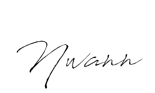 Make a beautiful signature design for name Nwann. With this signature (Antro_Vectra) style, you can create a handwritten signature for free. Nwann signature style 6 images and pictures png