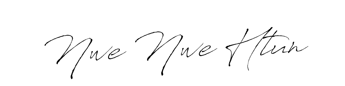 Similarly Antro_Vectra is the best handwritten signature design. Signature creator online .You can use it as an online autograph creator for name Nwe Nwe Htun. Nwe Nwe Htun signature style 6 images and pictures png