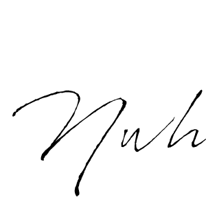 The best way (Antro_Vectra) to make a short signature is to pick only two or three words in your name. The name Nwh include a total of six letters. For converting this name. Nwh signature style 6 images and pictures png