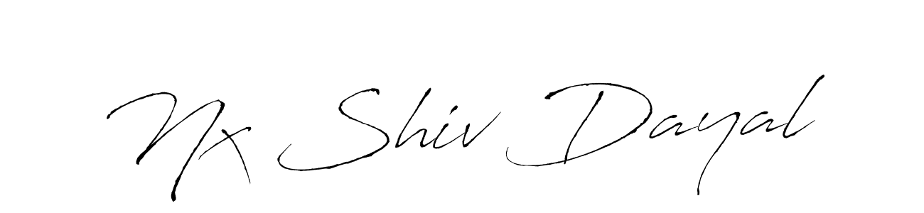 Nx Shiv Dayal stylish signature style. Best Handwritten Sign (Antro_Vectra) for my name. Handwritten Signature Collection Ideas for my name Nx Shiv Dayal. Nx Shiv Dayal signature style 6 images and pictures png