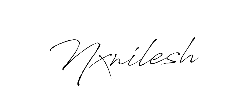 Use a signature maker to create a handwritten signature online. With this signature software, you can design (Antro_Vectra) your own signature for name Nxnilesh. Nxnilesh signature style 6 images and pictures png