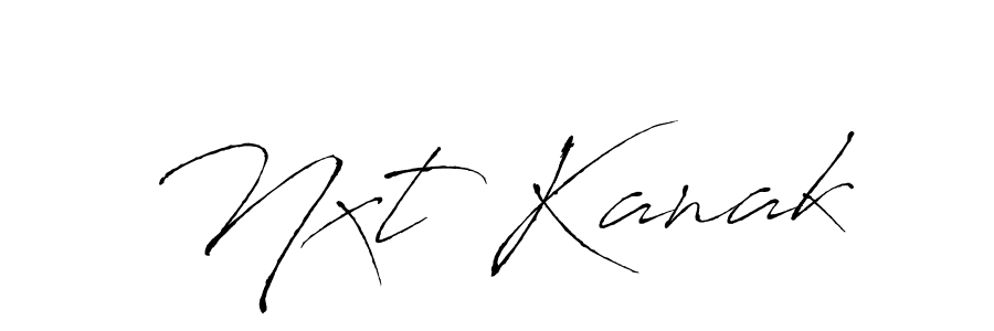 How to Draw Nxt Kanak signature style? Antro_Vectra is a latest design signature styles for name Nxt Kanak. Nxt Kanak signature style 6 images and pictures png