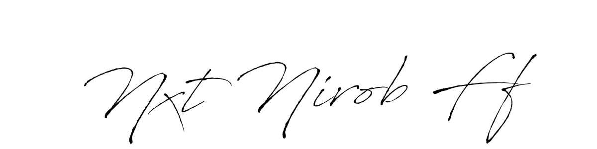 It looks lik you need a new signature style for name Nxt Nirob Ff. Design unique handwritten (Antro_Vectra) signature with our free signature maker in just a few clicks. Nxt Nirob Ff signature style 6 images and pictures png