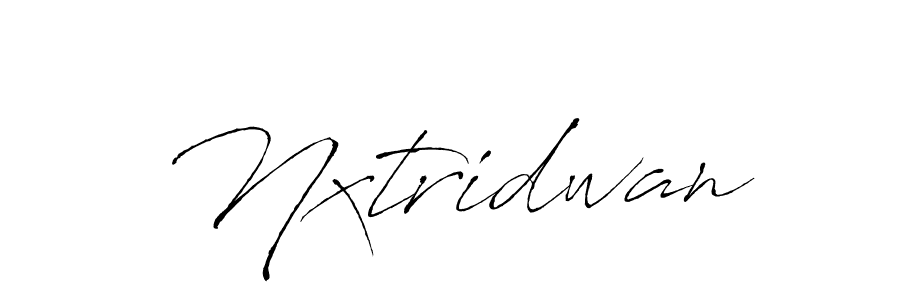 The best way (Antro_Vectra) to make a short signature is to pick only two or three words in your name. The name Nxtridwan include a total of six letters. For converting this name. Nxtridwan signature style 6 images and pictures png