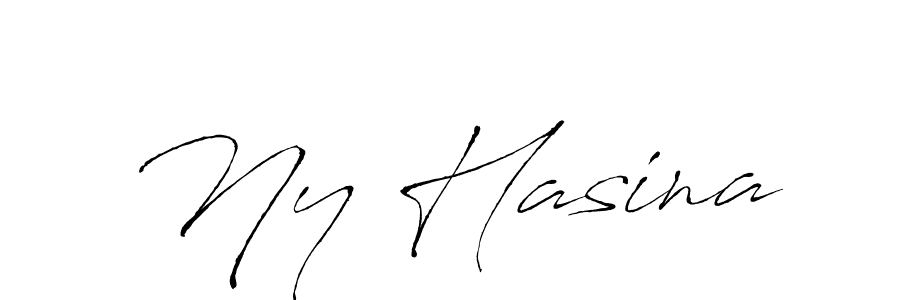 Create a beautiful signature design for name Ny Hasina. With this signature (Antro_Vectra) fonts, you can make a handwritten signature for free. Ny Hasina signature style 6 images and pictures png