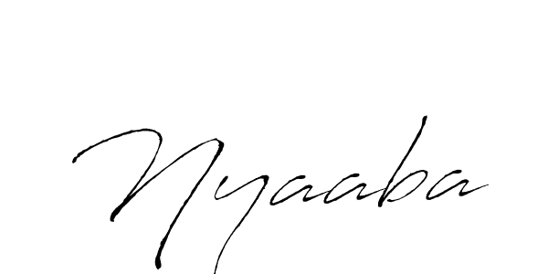 Create a beautiful signature design for name Nyaaba. With this signature (Antro_Vectra) fonts, you can make a handwritten signature for free. Nyaaba signature style 6 images and pictures png