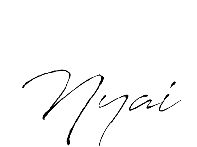 Make a beautiful signature design for name Nyai. Use this online signature maker to create a handwritten signature for free. Nyai signature style 6 images and pictures png