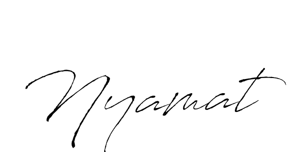 Antro_Vectra is a professional signature style that is perfect for those who want to add a touch of class to their signature. It is also a great choice for those who want to make their signature more unique. Get Nyamat name to fancy signature for free. Nyamat signature style 6 images and pictures png