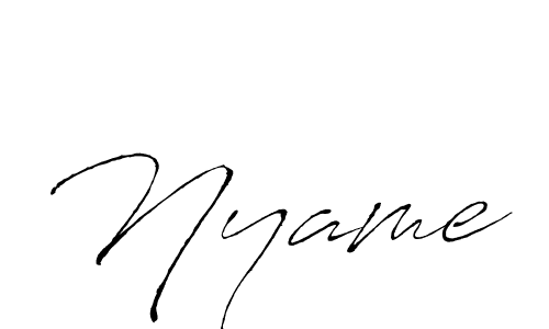 if you are searching for the best signature style for your name Nyame. so please give up your signature search. here we have designed multiple signature styles  using Antro_Vectra. Nyame signature style 6 images and pictures png