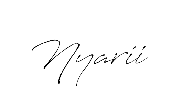 It looks lik you need a new signature style for name Nyarii. Design unique handwritten (Antro_Vectra) signature with our free signature maker in just a few clicks. Nyarii signature style 6 images and pictures png