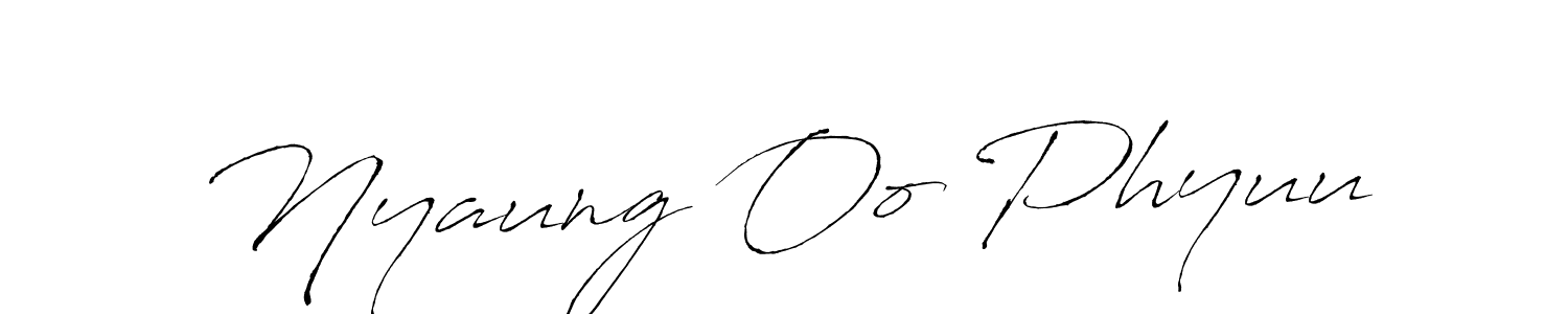 Here are the top 10 professional signature styles for the name Nyaung Oo Phyuu. These are the best autograph styles you can use for your name. Nyaung Oo Phyuu signature style 6 images and pictures png