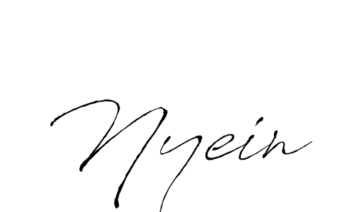 Design your own signature with our free online signature maker. With this signature software, you can create a handwritten (Antro_Vectra) signature for name Nyein. Nyein signature style 6 images and pictures png