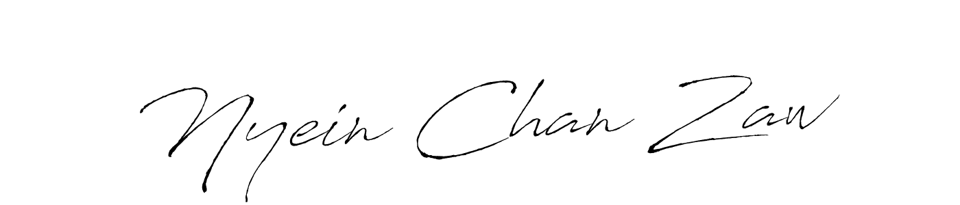Use a signature maker to create a handwritten signature online. With this signature software, you can design (Antro_Vectra) your own signature for name Nyein Chan Zaw. Nyein Chan Zaw signature style 6 images and pictures png