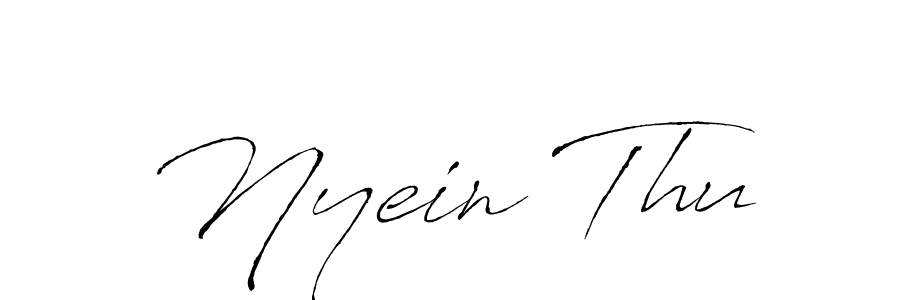 Create a beautiful signature design for name Nyein Thu. With this signature (Antro_Vectra) fonts, you can make a handwritten signature for free. Nyein Thu signature style 6 images and pictures png