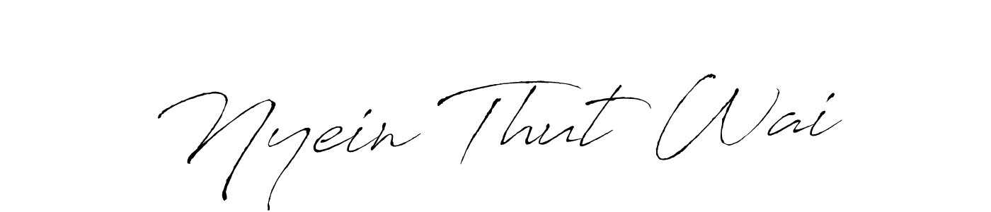 Make a beautiful signature design for name Nyein Thut Wai. Use this online signature maker to create a handwritten signature for free. Nyein Thut Wai signature style 6 images and pictures png