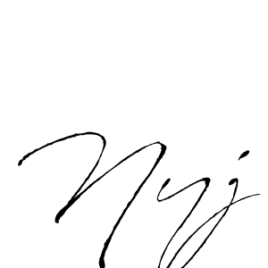 This is the best signature style for the Nyj name. Also you like these signature font (Antro_Vectra). Mix name signature. Nyj signature style 6 images and pictures png