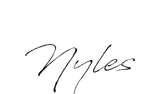 Also we have Nyles name is the best signature style. Create professional handwritten signature collection using Antro_Vectra autograph style. Nyles signature style 6 images and pictures png