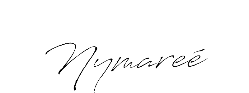 How to make Nymareé name signature. Use Antro_Vectra style for creating short signs online. This is the latest handwritten sign. Nymareé signature style 6 images and pictures png