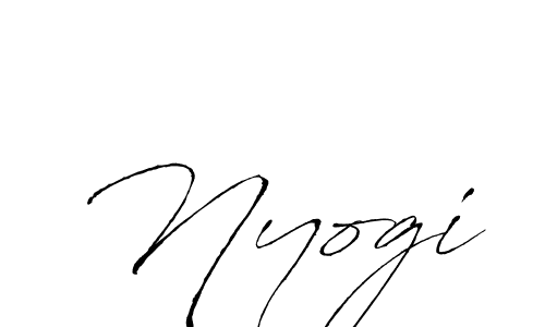 How to make Nyogi name signature. Use Antro_Vectra style for creating short signs online. This is the latest handwritten sign. Nyogi signature style 6 images and pictures png