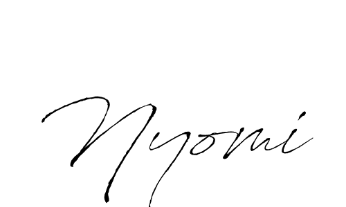 Make a beautiful signature design for name Nyomi. Use this online signature maker to create a handwritten signature for free. Nyomi signature style 6 images and pictures png