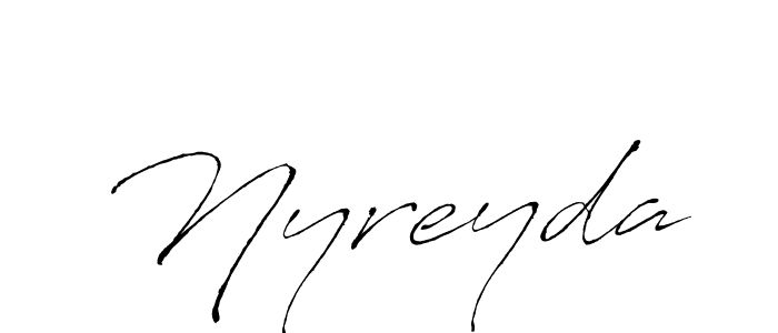 It looks lik you need a new signature style for name Nyreyda. Design unique handwritten (Antro_Vectra) signature with our free signature maker in just a few clicks. Nyreyda signature style 6 images and pictures png