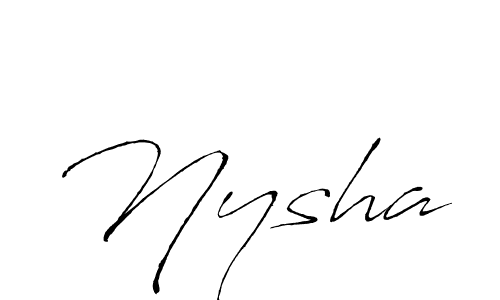 How to make Nysha name signature. Use Antro_Vectra style for creating short signs online. This is the latest handwritten sign. Nysha signature style 6 images and pictures png