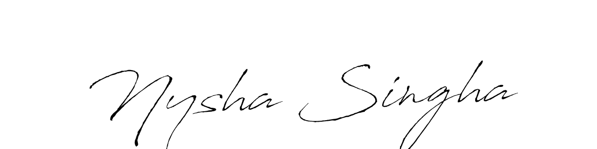 Once you've used our free online signature maker to create your best signature Antro_Vectra style, it's time to enjoy all of the benefits that Nysha Singha name signing documents. Nysha Singha signature style 6 images and pictures png