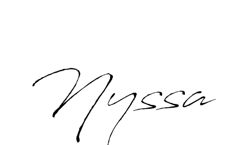 You should practise on your own different ways (Antro_Vectra) to write your name (Nyssa) in signature. don't let someone else do it for you. Nyssa signature style 6 images and pictures png